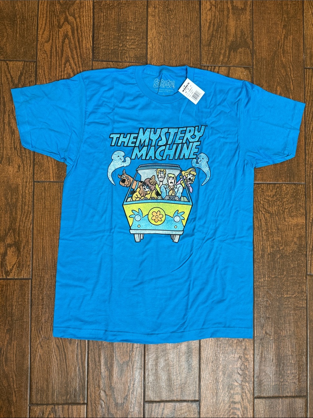 Scooby Doo The Mystery Machine Distressed T-Shirt - Size Large - NWT